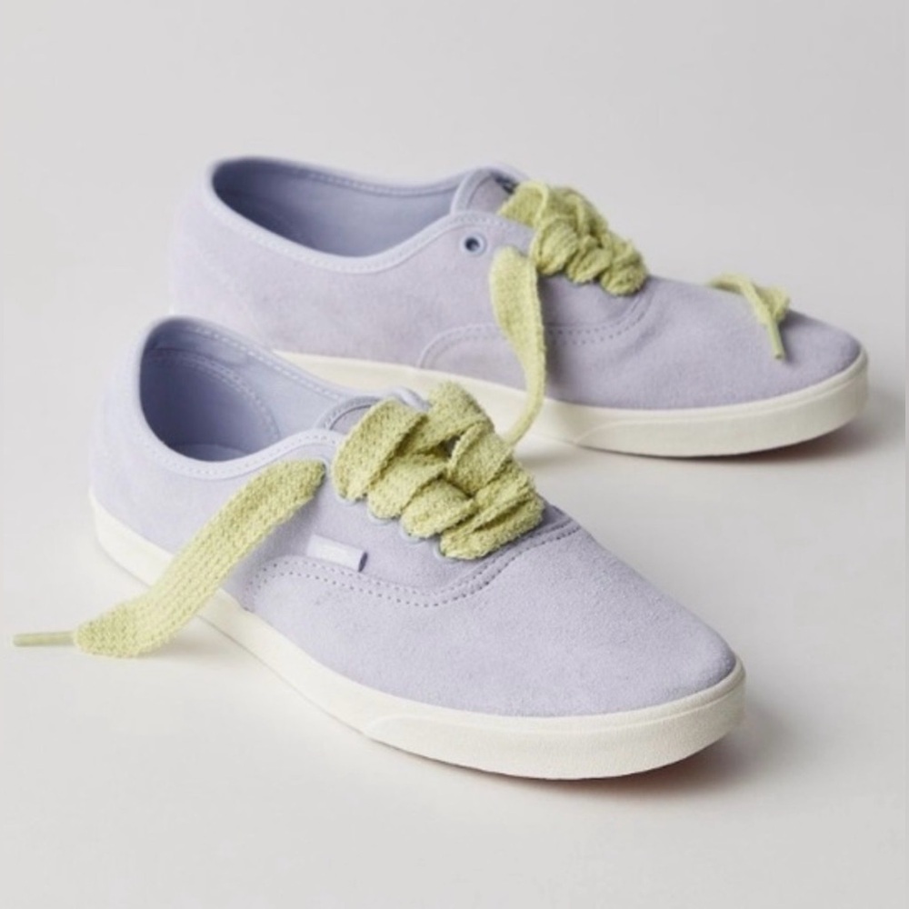 Vans|Lowpro fat lace Lime Sherbet pastel sneakers,Sz 7 Men or 8.5 Women•••NEW